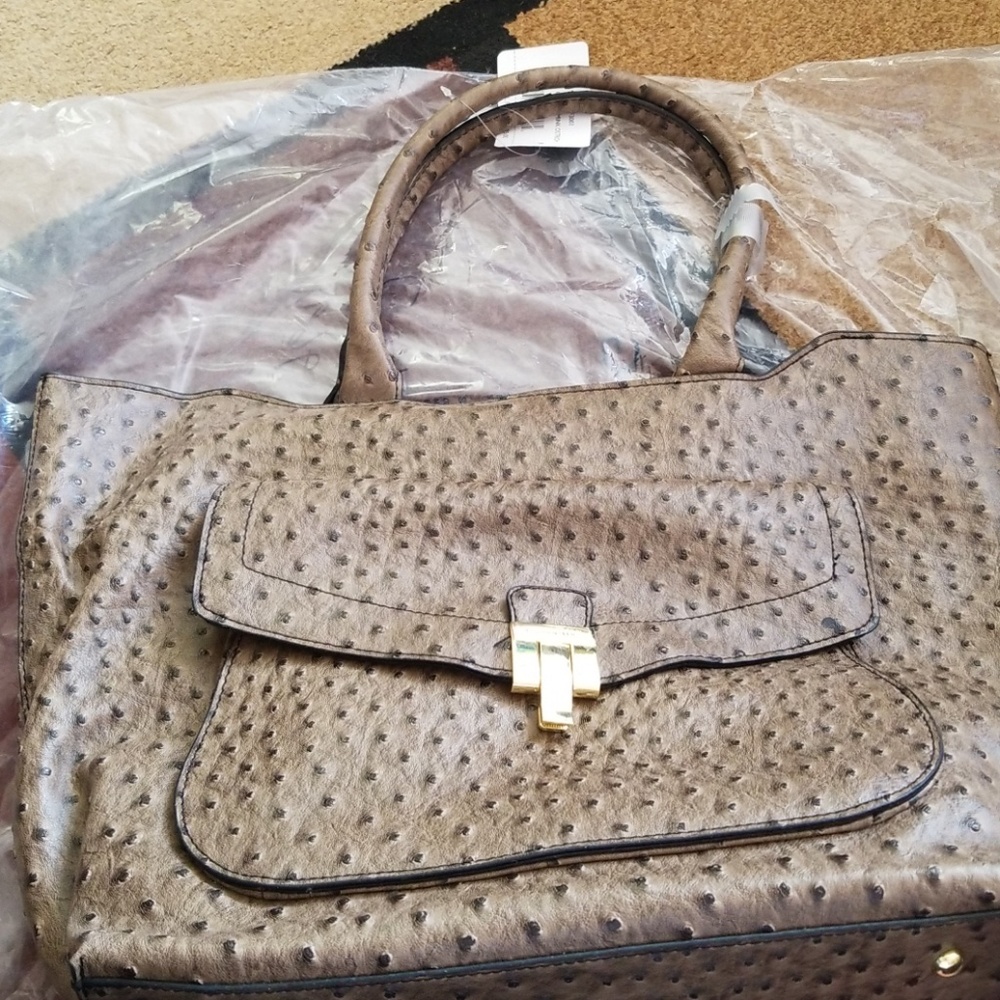 London Fog tan/brown new tote